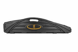 Black Browning Mirage single Gun 53in Molded Rifle Case features a hard case